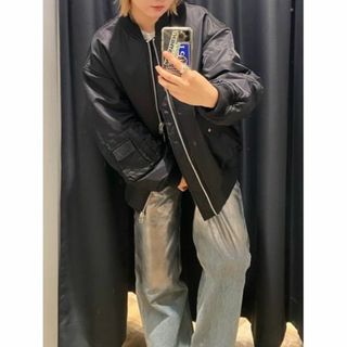 マウジー(moussy)の最安値♥MOUSSY♡OVER MA1 JACKET(ブルゾン)