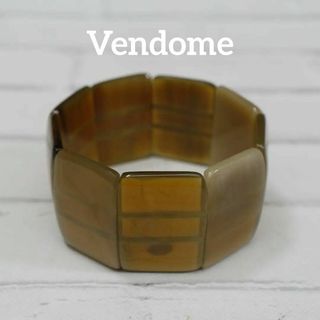 ヴァンドームアオヤマ(Vendome Aoyama)の【匿名配送】 VB ヴァンドーム ブティック ブレスレット 茶色(ブレスレット/バングル)