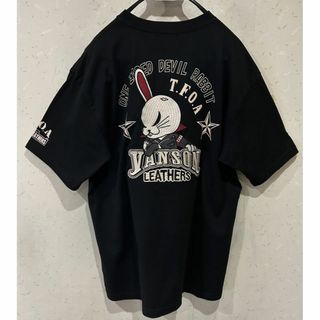 バンソン(VANSON)の＊VANSON×デスラビット 刺繍 半袖 Tシャツ トップス XXL(Tシャツ/カットソー(半袖/袖なし))