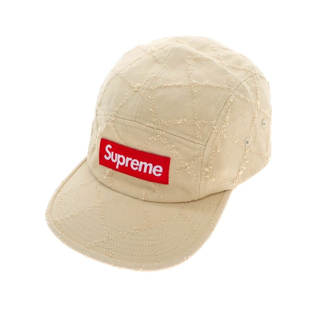 シュプリーム Supreme 2023年秋冬 Punched Denim Camp Cap デニム キャンプキャップ ベージュ【メンズ】ブランドSupreme