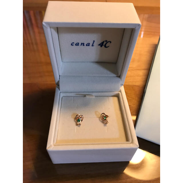 canal４℃(カナルヨンドシー)のcanal 4℃ K10ピンクゴールドピアス レディースのアクセサリー(ピアス)の商品写真