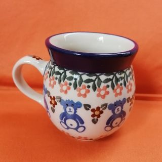 ポーリッシュポタリー(Polish Pottery)のヴィンテージポーランド食器:ベア柄(食器)