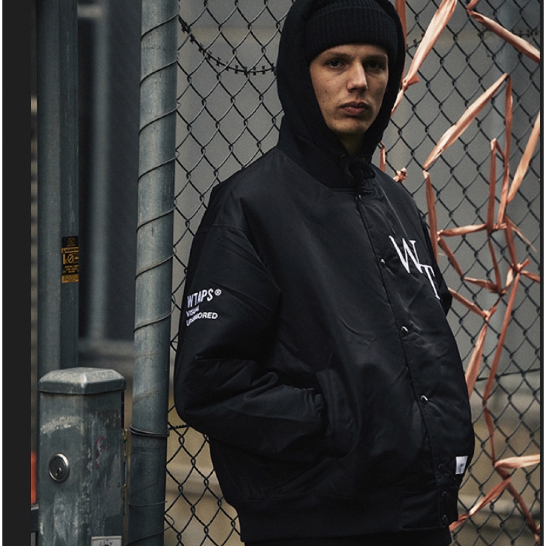 W)taps - Wtaps TEAM JACKET LEAGUE BLACK LARGEの通販 by Fuckin