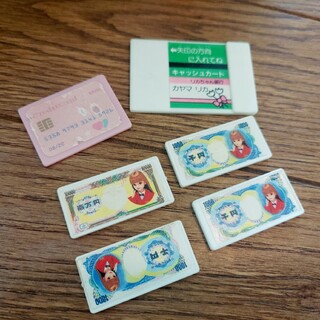タカラトミー(Takara Tomy)のうさこさん専用♪リカちゃん　お金　クレジットカード　キャッシュカード　激レア(ぬいぐるみ/人形)