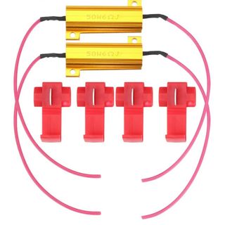 ハイフラ防止抵抗器 50W6Ω  高速点滅対策 LED ウインカー 車 ハイフラ(汎用パーツ)