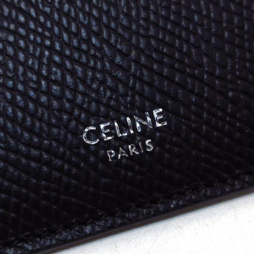 celine - セリーヌ カードケース美品 黒 レザーの通販 by ブランディア