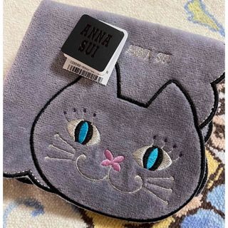 アナスイ(ANNA SUI)のアナスイ　タオルハンカチ　g猫(ハンカチ)