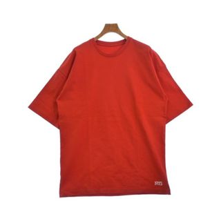 オーエーエムシー(OAMC)のOAMC オーエーエムシー Tシャツ・カットソー L 赤 【古着】【中古】(Tシャツ/カットソー(半袖/袖なし))