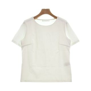 エムプルミエ(M-premier)のM-PREMIER エム　プルミエ Tシャツ・カットソー 34(XS位) 白 【古着】【中古】(カットソー(半袖/袖なし))