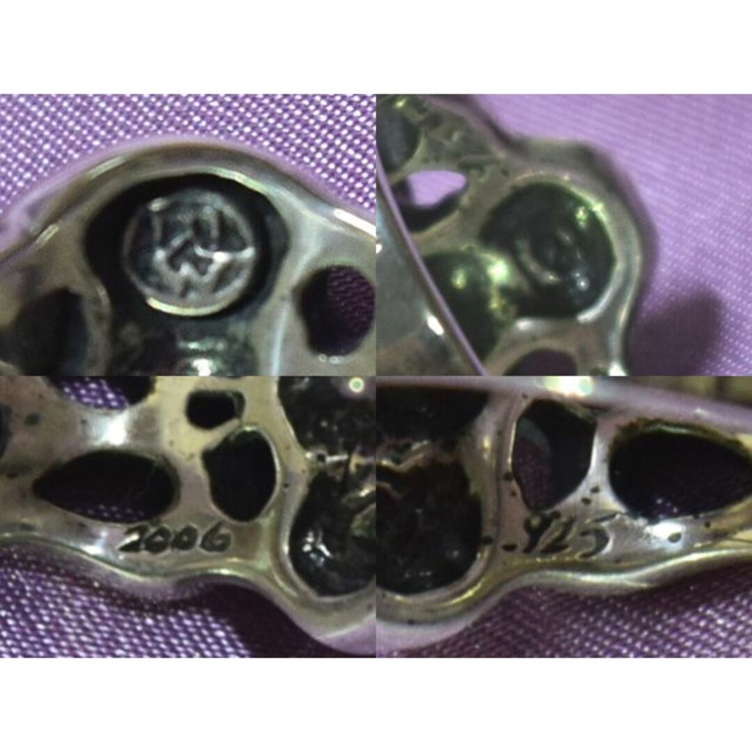 Travis Walker Flamed Skull Ring RGS016 メンズのアクセサリー(リング(指輪))の商品写真