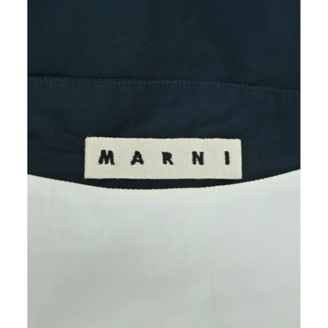 MARNI マルニ カジュアルシャツ 44(S位) 白x紺 【古着】【中古】