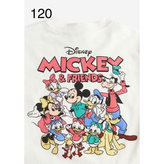 エイチアンドエム(H&M)の専用　h&m  ディズニー100周年  ロンT  長袖Tシャツ 120-130(Tシャツ/カットソー)