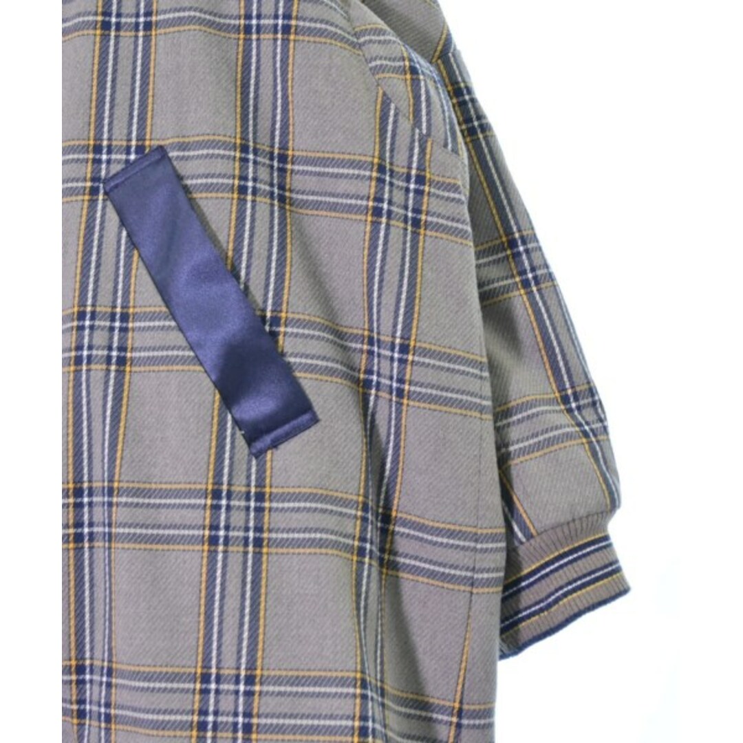 FRAPBOIS(フラボア)のFRAPBOIS コート（その他） 1(S位) グレーx紺x黄(チェック) 【古着】【中古】 レディースのジャケット/アウター(その他)の商品写真