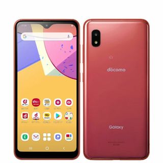 サムスン(SAMSUNG)の【中古】 SC-42A Galaxy A21 レッド SIMフリー 本体 ドコモ Aランク スマホ ahamo対応 アハモ ギャラクシー  【送料無料】 sc42ard8mtm(スマートフォン本体)