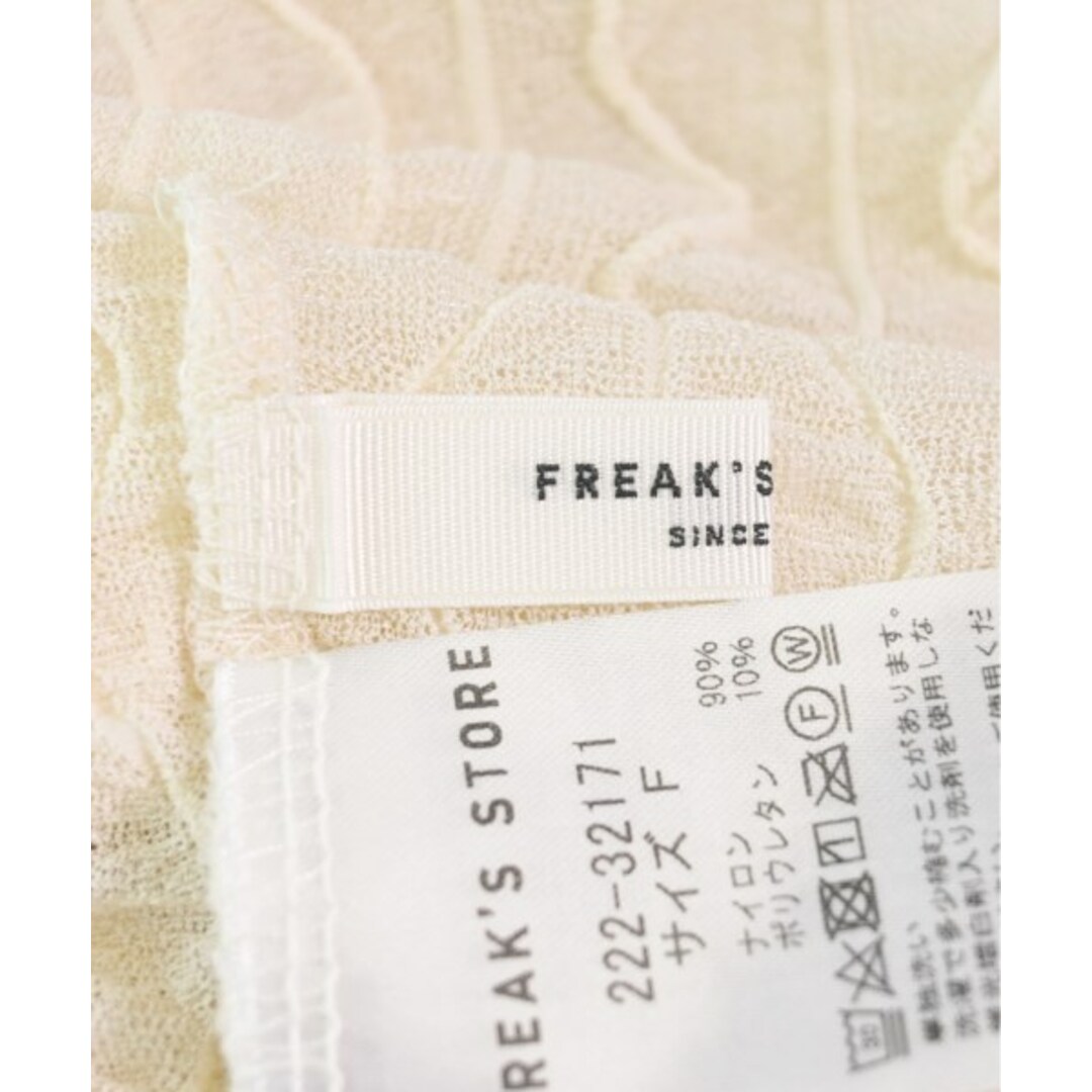 FREAK'S STORE(フリークスストア)のFREAK'S STORE フリークスストア Tシャツ・カットソー F ベージュ 【古着】【中古】 レディースのトップス(カットソー(半袖/袖なし))の商品写真
