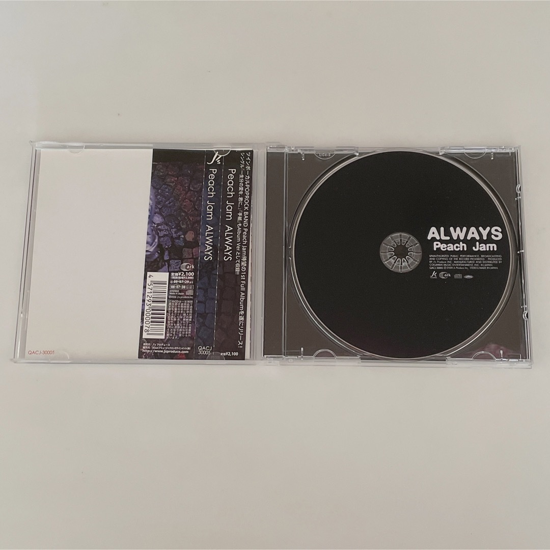 Peach Jam/ALWAYS エンタメ/ホビーのCD(ポップス/ロック(邦楽))の商品写真