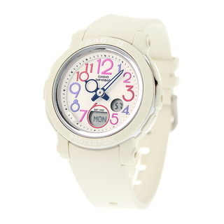カシオ(CASIO)の【新品】カシオ CASIO Baby-G 腕時計 レディース BGA-290PA-7ADR ベビーG BGA-290シリーズ クオーツ 液晶/アイボリーxアイボリー アナデジ表示(腕時計)