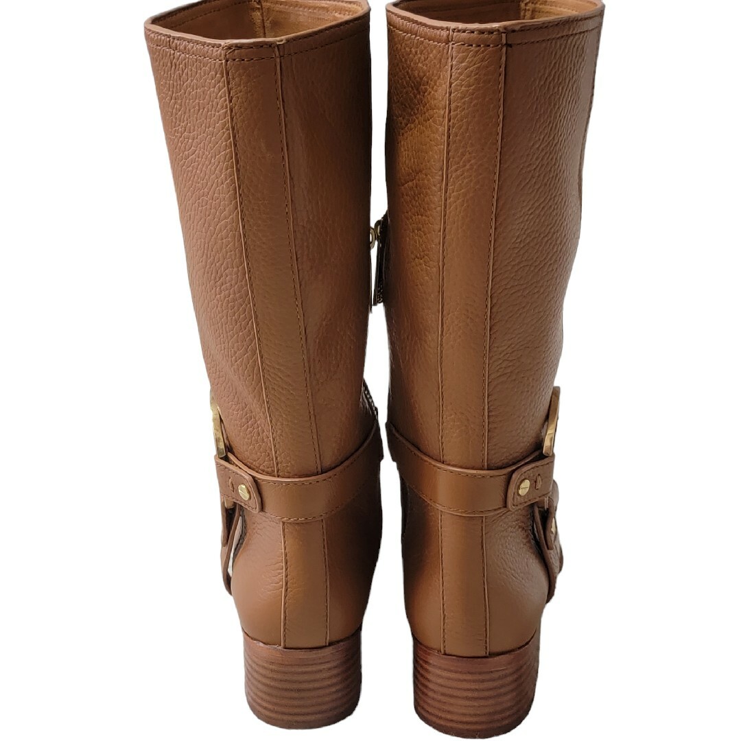 【未使用】ロゴ金具 トリーバーチ Tory Burch ロングブーツ 24.5
