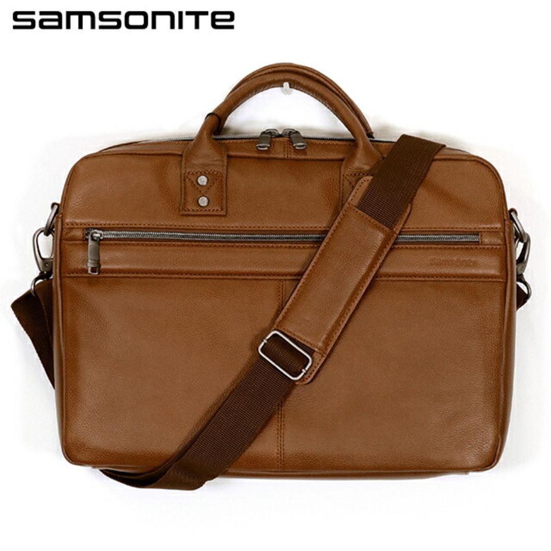 約28×39×7cm開閉【新品】サムソナイト Samsonite バッグ メンズ 126038-1221 SAM CLASSIC LEATHER Slim Brief