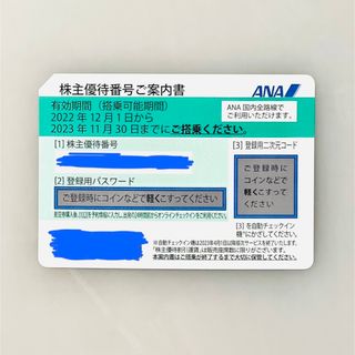 エーエヌエー(ゼンニッポンクウユ)(ANA(全日本空輸))の値下げANA　株主優待券　1枚　11/30まで(その他)