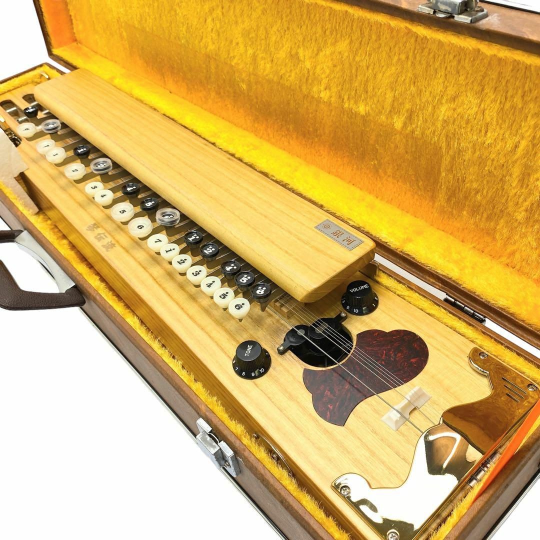 ソプラノ大正琴 琴伝流 銀河 専用ハードケース付 美品楽器