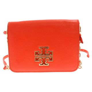 トリーバーチ(Tory Burch)のTORY BURCH トリー バーチ カッティングロゴ 2WAY クラッチバッグ ショルダーバッグ オレンジ(ショルダーバッグ)