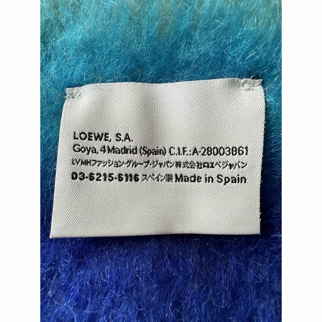 LOEWE - 《22年AW》LOEWE モヘアマフラー マルチカラーの通販 by LOEWE - 《22年AW》LOEWE モヘアマフラー マルチカラーの通販 by