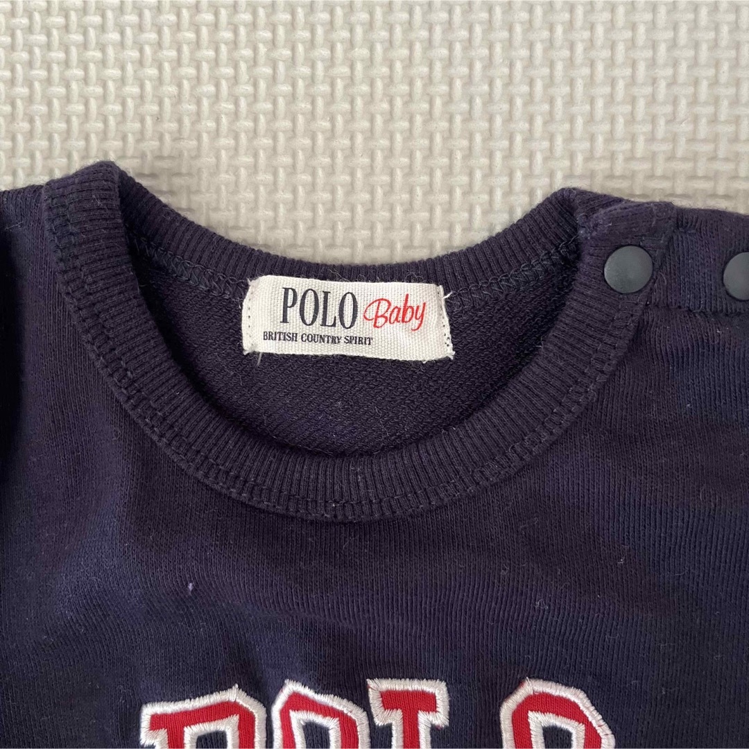 POLO（RALPH LAUREN）(ポロ)の新品未使用！50〜60cm POLO POLOベビー　カバーオール　ロンパース　 キッズ/ベビー/マタニティのベビー服(~85cm)(カバーオール)の商品写真