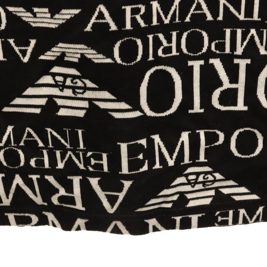 Emporio Armani(エンポリオアルマーニ)のEMPORIO ARMANI エンポリオアルマーニ ロゴシグネチャー 長袖Tシャツ カットソー ブラック/ホワイト メンズのトップス(Tシャツ/カットソー(七分/長袖))の商品写真