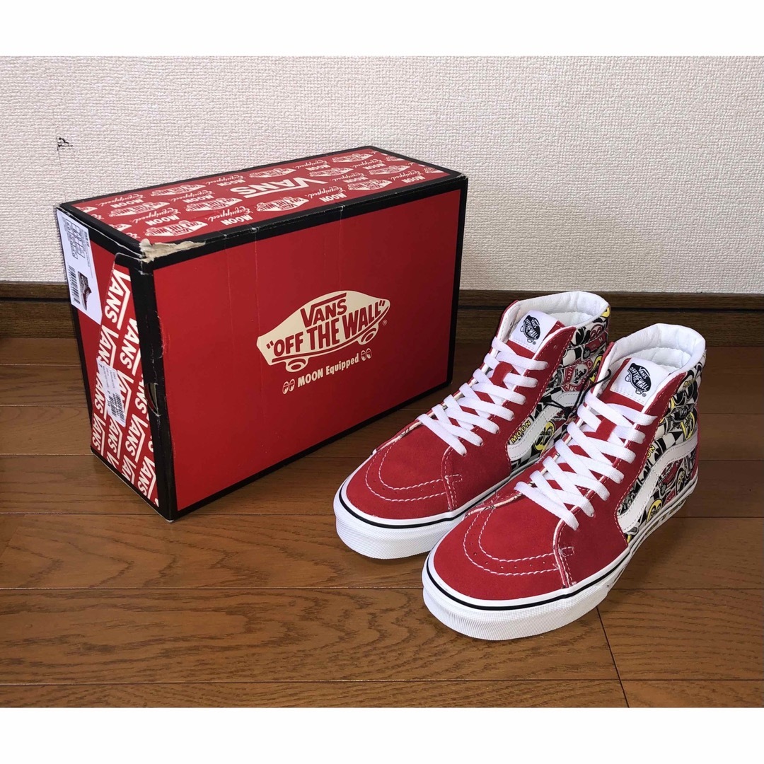 VANS - 25cm 新品 VANS x MOONEYES SK8-Hi レッド スケハイの通販 by