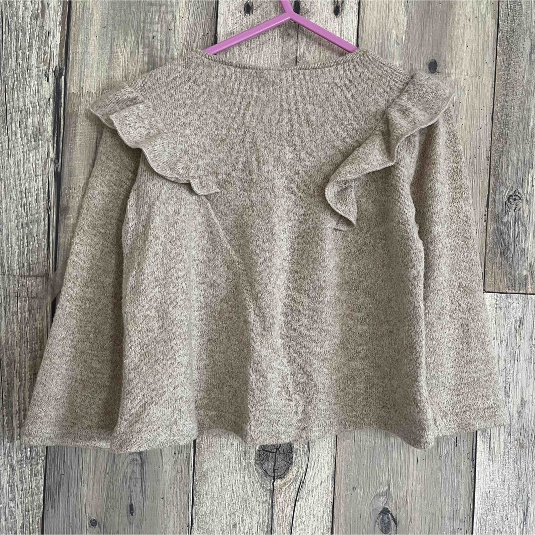 ZARA(ザラ)のZARA baby ザラ フリル トップス 9-12m 80cm キッズ/ベビー/マタニティのベビー服(~85cm)(Ｔシャツ)の商品写真