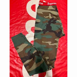 シュプリーム(Supreme)のSupreme Hanes Thermal パンツ迷彩 サイズM(レギンス/スパッツ)