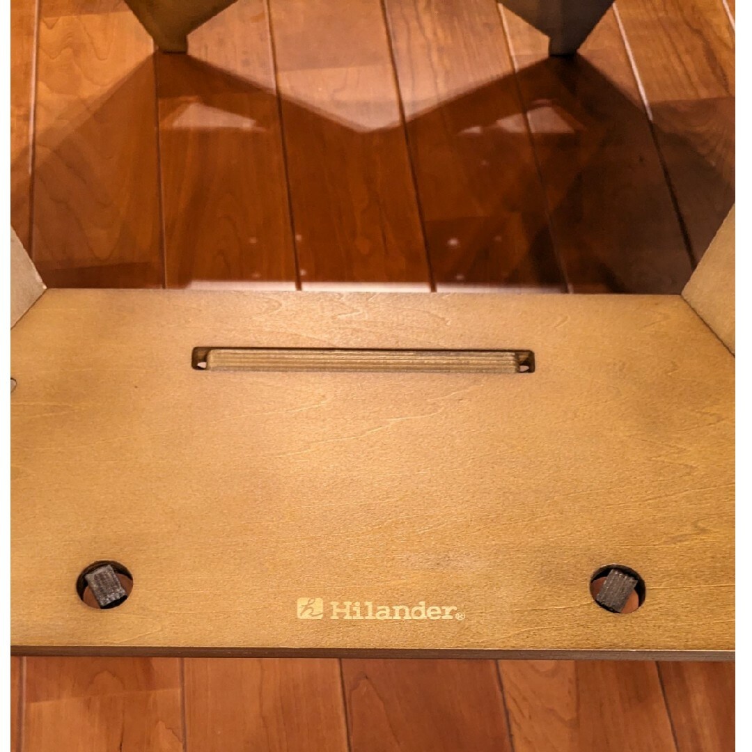 Hilander(ハイランダー)のハイランダー　プライウッドヘキサゴンテーブル インテリア/住まい/日用品の机/テーブル(アウトドアテーブル)の商品写真