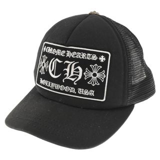 クロムハーツ(Chrome Hearts)のCHROME HEARTS クロムハーツ CH TRUCKER MESH CAP CHトラッカーメッシュキャップ ブラック(キャップ)