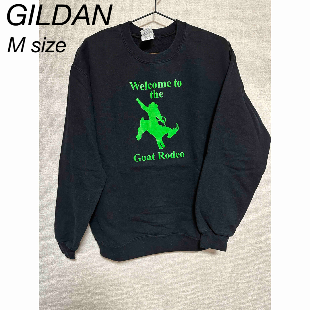 GILDAN(ギルタン)のGILDAN ギルダン　ロデオプリント裏起毛スウェット　古着 メンズのトップス(スウェット)の商品写真