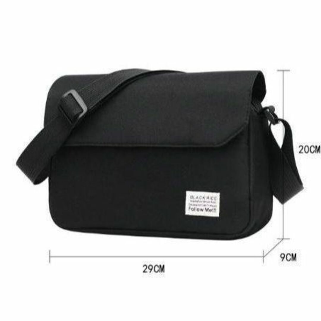 ショルダーバッグ　ブラック　黒 斜めがけ 　ボディバッグ   バッグ　鞄 レディースのバッグ(ショルダーバッグ)の商品写真