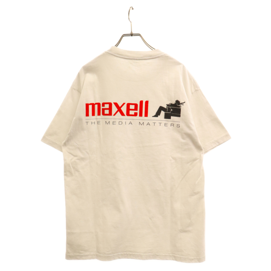 VINTAGE ヴィンテージ 90s maxell マクセルプリントクルーネック半袖