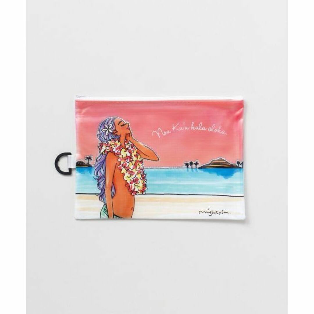 マイティースー クリアポーチ SUラニカイS ハワイアンポーチ ハワイアン雑貨 レディースのファッション小物(ポーチ)の商品写真