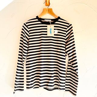 マリメッコ(marimekko)の新品　タグ付き　マリメッコ　キヨスキ　ボーダー　ウニッコ　ロンT 長袖T(Tシャツ(長袖/七分))