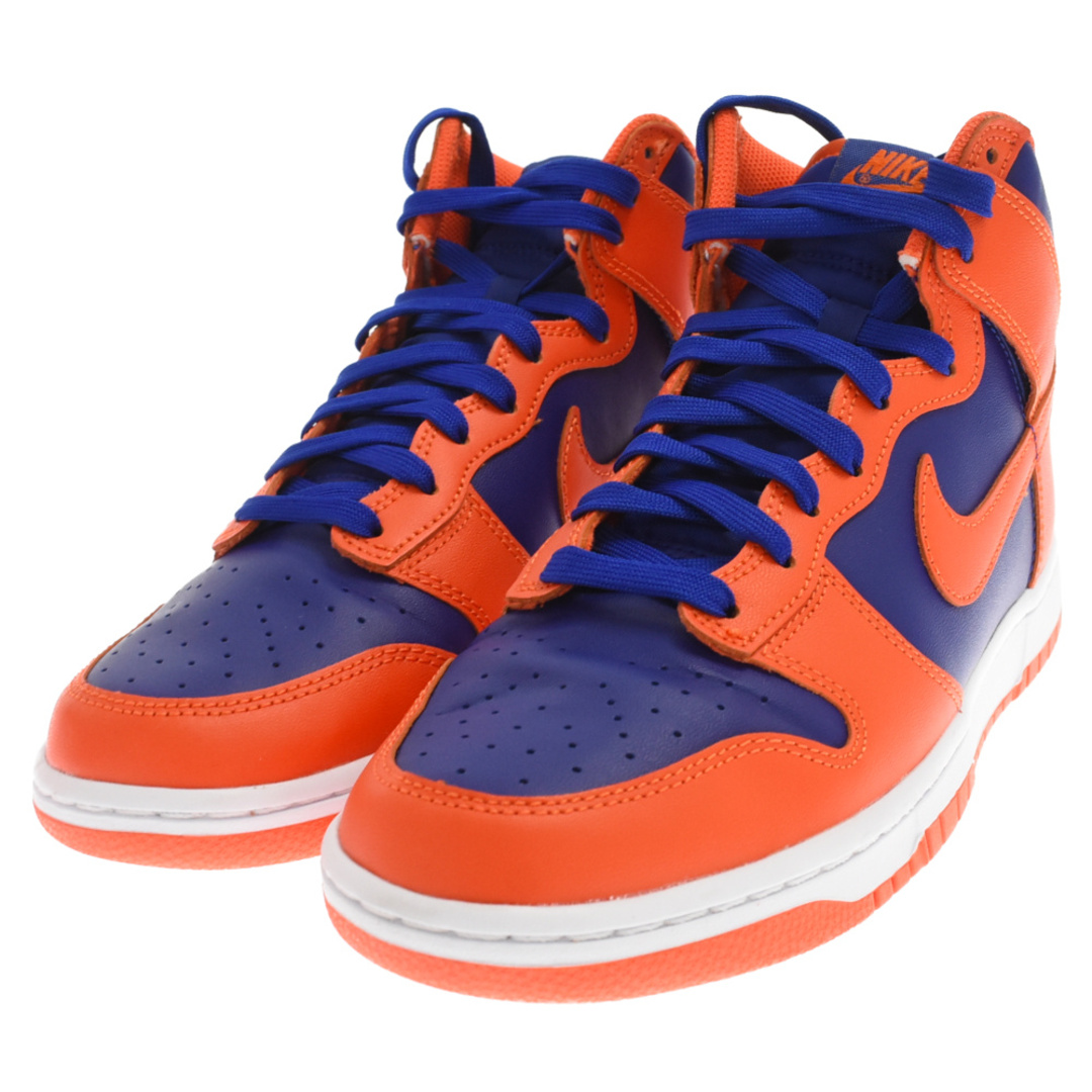 NIKE(ナイキ)のNIKE ナイキ DUNK HI RETRO BTTYS DD1399-800 ダンクハイ レトロ オレンジディープロイヤル ハイカットスニーカー US9/27.0cm ブルー/オレンジ メンズの靴/シューズ(スニーカー)の商品写真