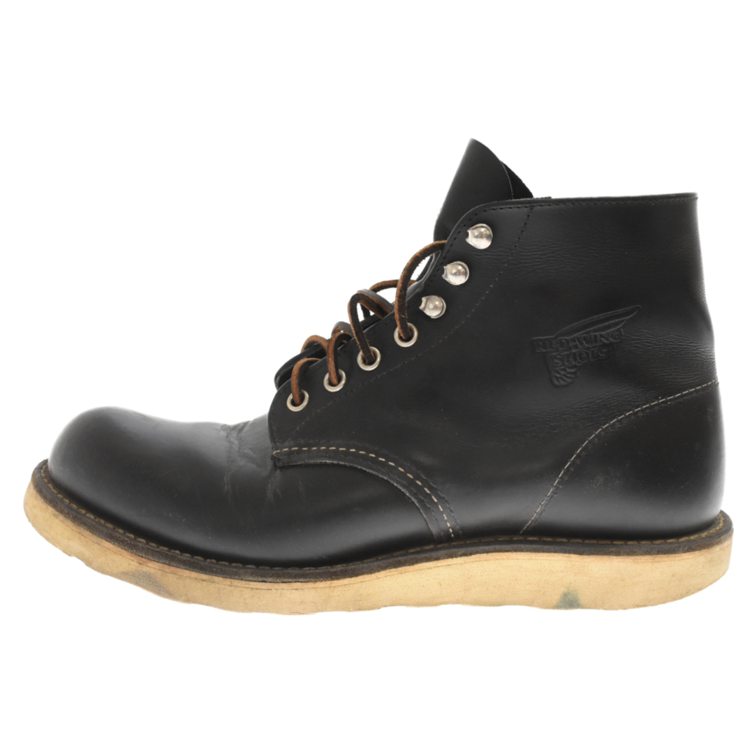 RED WING レッド ウイング 8165 Classic Work 6inch Round Toe クラシック ワーク 6インチ ラウンドトゥ ハイカットブーツ ブラック US8.5/26.5cm28センチアッパーインソール