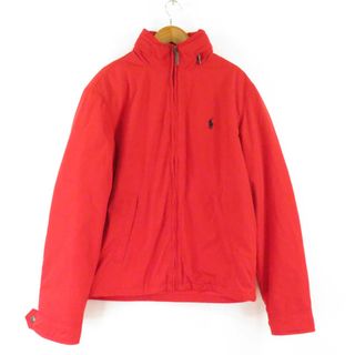 ポロラルフローレン(POLO RALPH LAUREN)の美品 Polo Ralph Lauren ポロラルフローレン ブルゾン 1点 SP(M) ポリエステル ジャンパー フード収納可 メンズ AN417B2 (ダッフルコート)