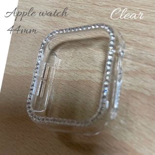 アップルウォッチ(Apple Watch)の透明　AppleWatch カバー　44 キラキラ  アップルウォッチ　新品(モバイルケース/カバー)