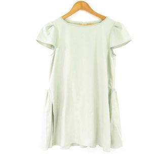 フォクシー(FOXEY)の美品 FOXEY NEW YORK フォクシー LINEN FACE BLOUSE 38657 トップス 1点 38 S ポリエステル100％ 半袖 レディース AY4703A22 (その他)