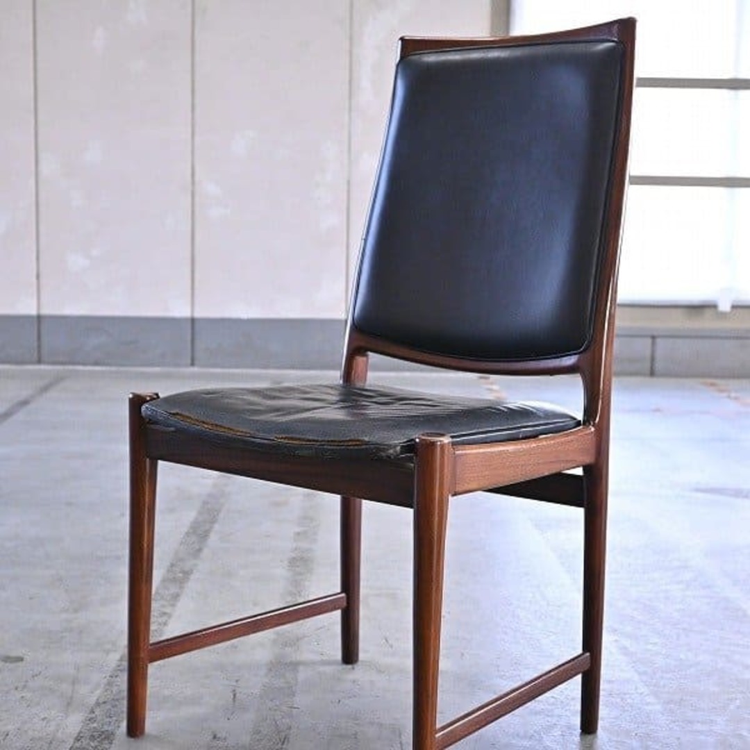 椅子/チェアノルウェー製 BRUKSBO ダイニングチェア c ローズウッド材