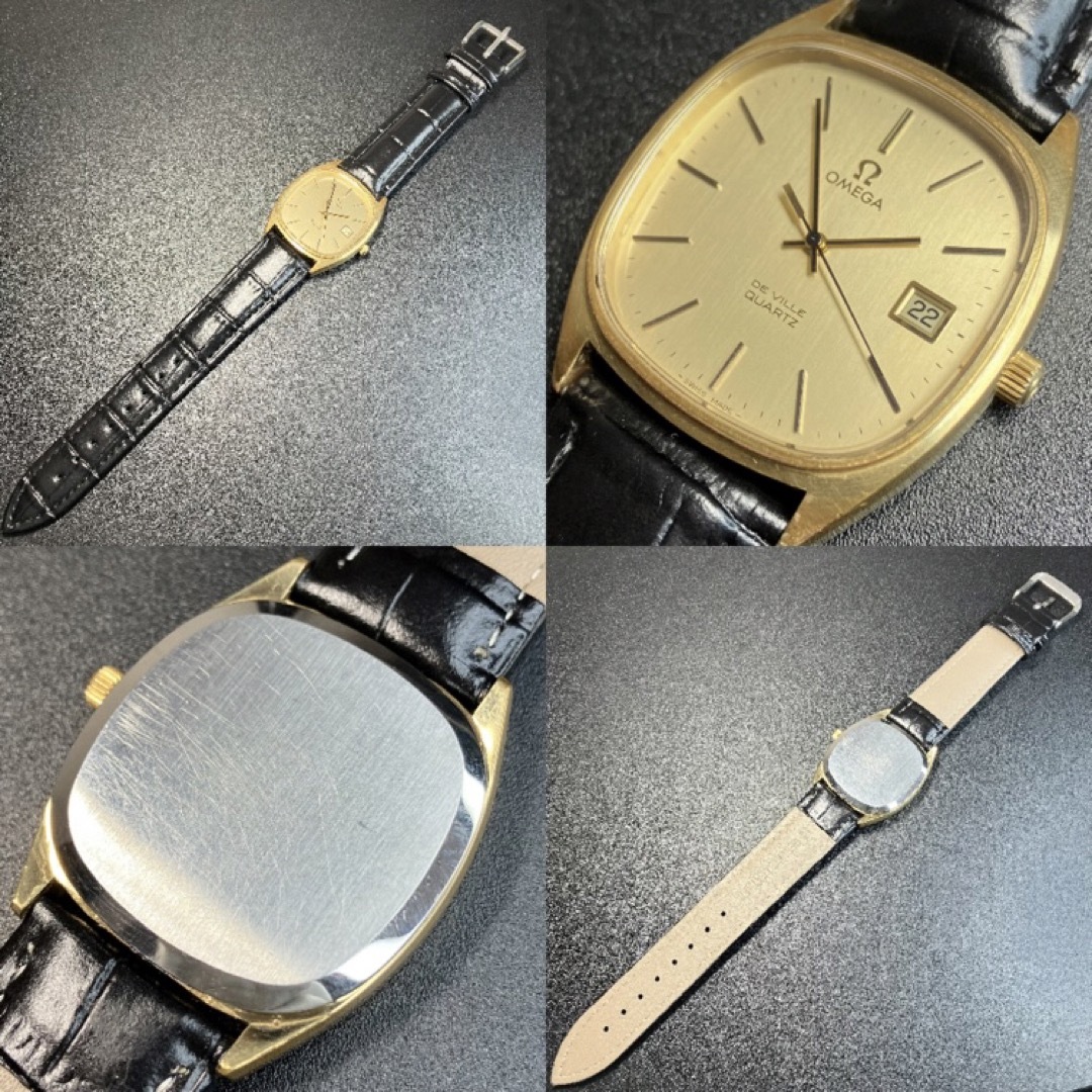 【良品 正規品】 オメガ メンズ腕時計 デビル ゴールド トノー型 希少 可動品