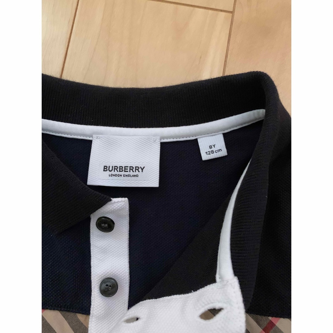 BURBERRY(バーバリー)のバーバリー　ポロシャツ　８y 128㌢ キッズ/ベビー/マタニティのキッズ服男の子用(90cm~)(Tシャツ/カットソー)の商品写真