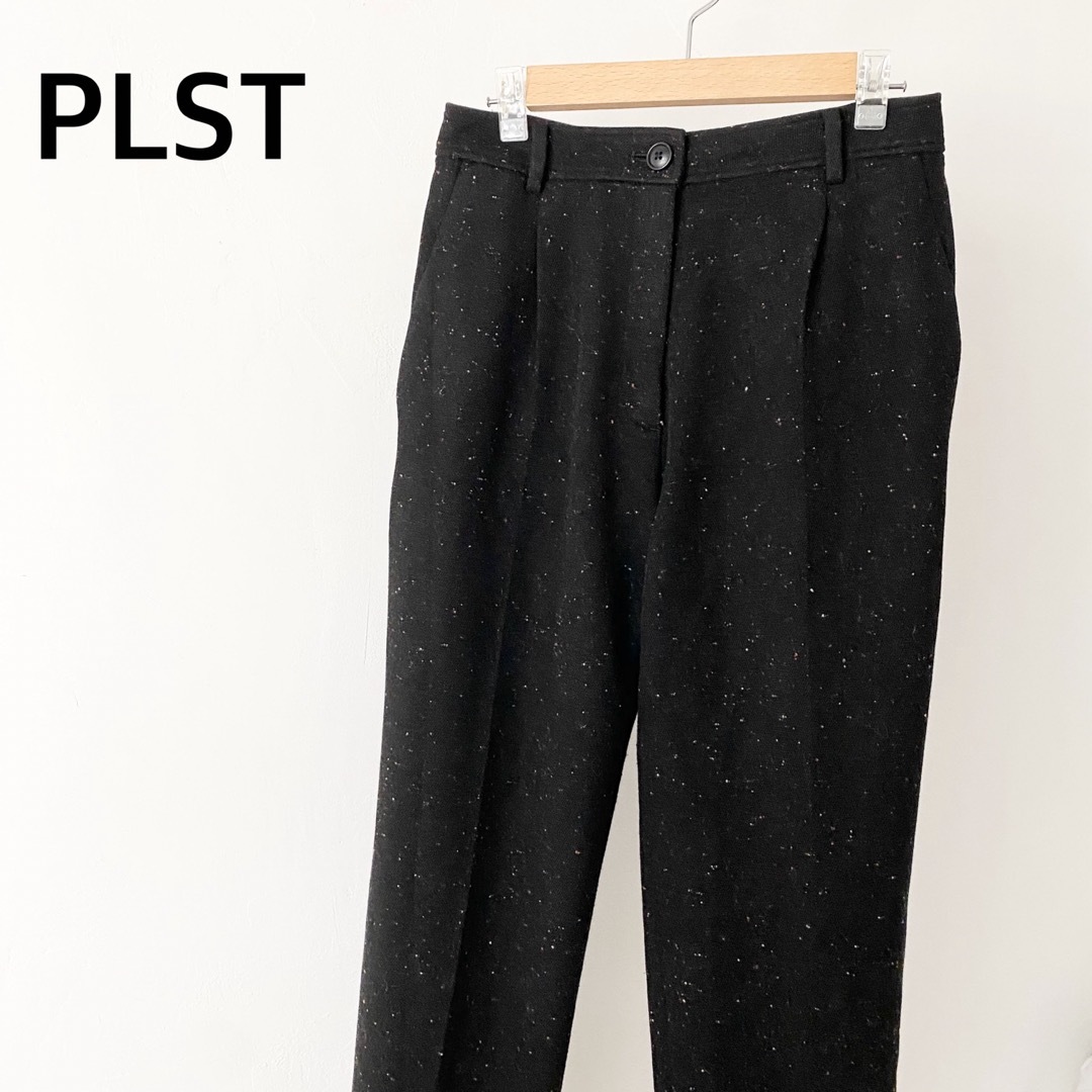 PLST(プラステ)のPLST プラステ　パンツ　レーヨン46%　毛39% レディースのパンツ(カジュアルパンツ)の商品写真