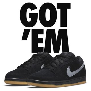 Nike SB Dunk Low Pro "Black/Fog"(スニーカー)