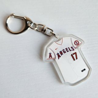 新品　MLB　ロサンゼルス エンゼルス　野球　ユニフォームキーホルダー　大谷翔平(記念品/関連グッズ)